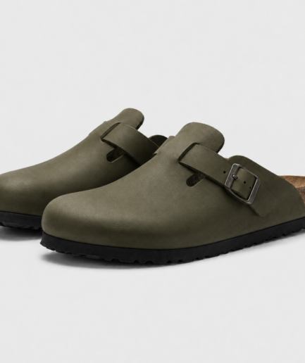 grønne sandaler