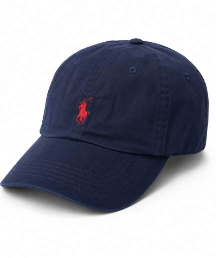 Mørkeblå polo cap